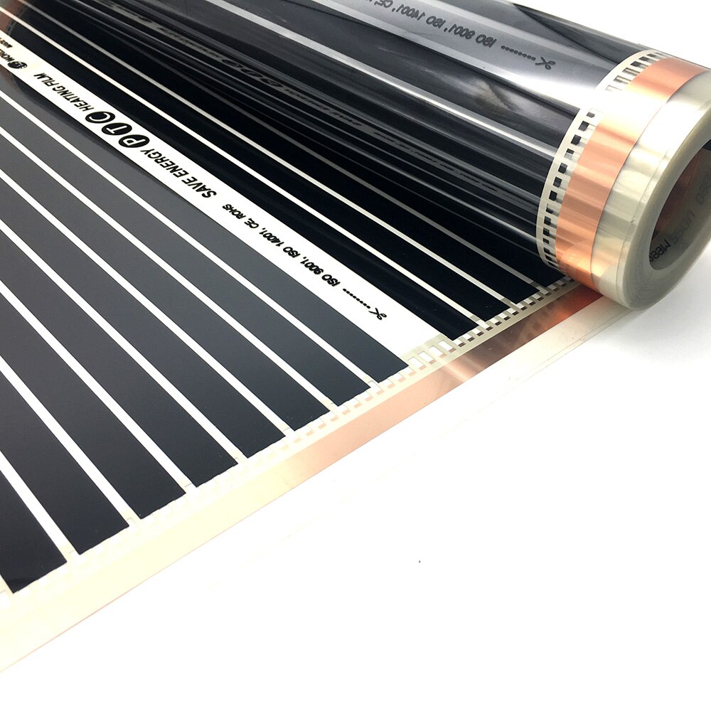 Infrarood Verwarming Film Vloer Warming Energiebesparing Ptc Zelfregulerend Vloerverwarming Warme Vloer Carbon Verwarming Film 220W