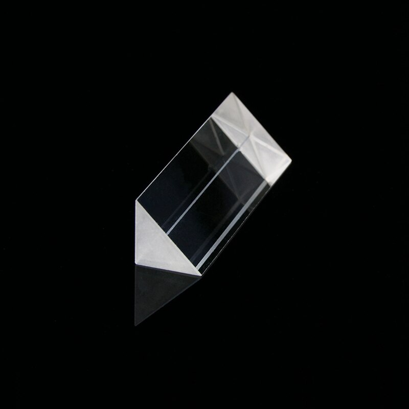 Factory supply Optical glass splitting prism can be used to disperse light 10*10*40 mm triangle prism Right angle prism
