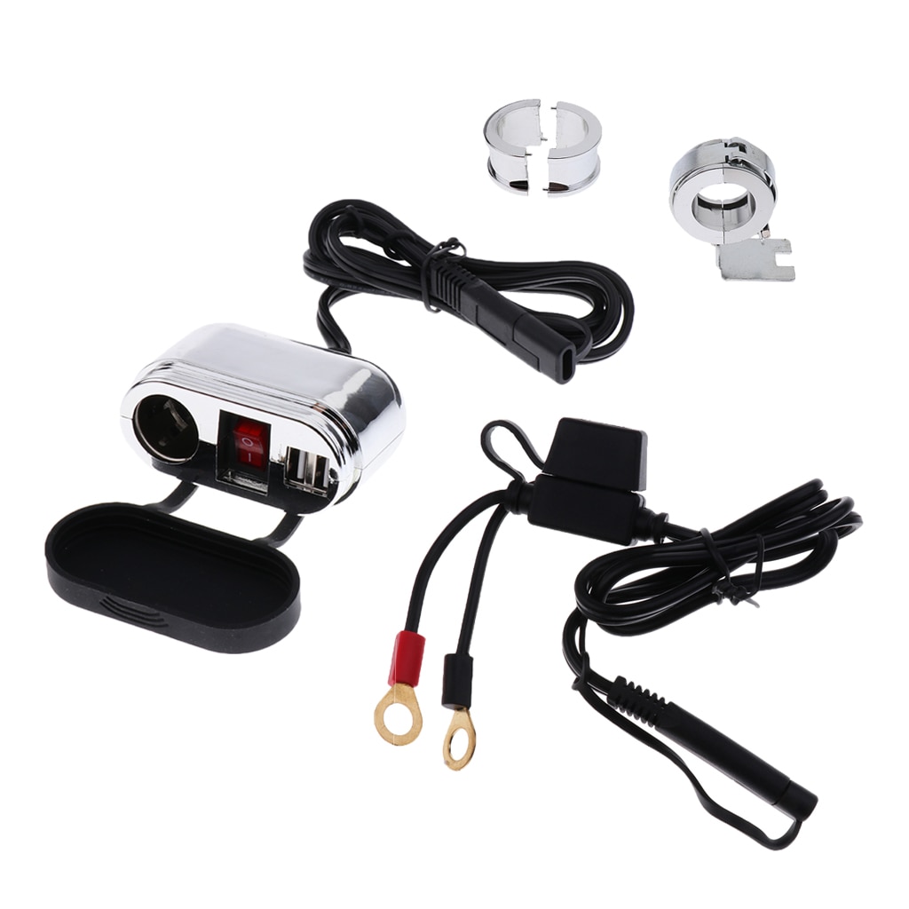 Chargeur USB étanche de moto 12V | Port d'alimentation, pour téléphone, appareil Mobile