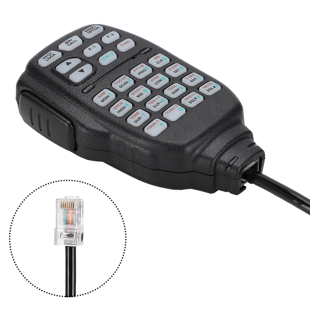 dauerhaft Auto Handy, Mobiltelefon Radio Hand Mikrofon 8-Stift Kristall Stecker Schiff Mic Für ICOM Ich würde-800H Ich würde-880H IC-2800H IC-2820H IC-V8000