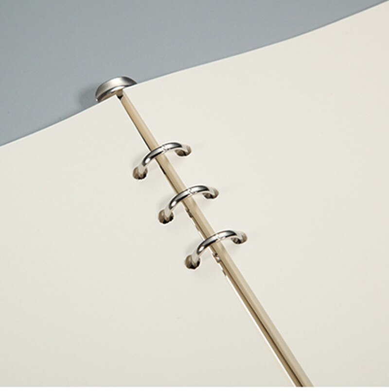 A5 A6 Replacing Core Basic 6 holes Notebook Blank Horizontal Line Loose Pages for Scrapbooking DIY School Stationary 40 Sheet