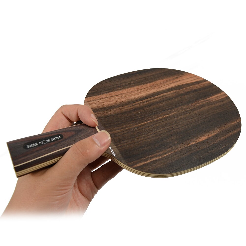 Huieson Super Hart Ebenholz Tischtennis-blatt 7 Ply Hoch Geschwindigkeit Ping Pong Klinge für Schnellen Angriff Offensive Spieler