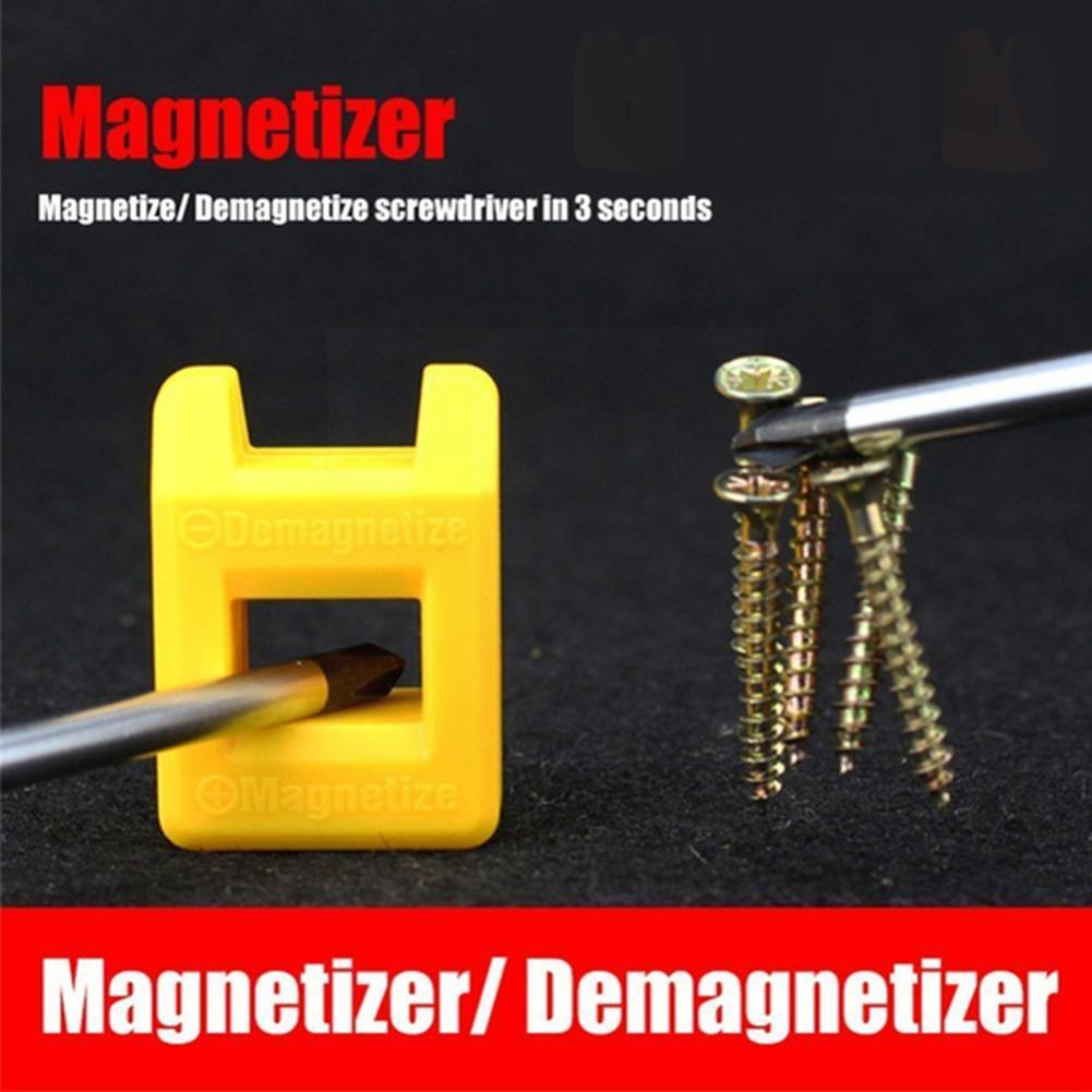 1 pçs mini 2 em 1 magnetizador desmagnetizador ferramenta chave de fenda alta qualidade cores magnéticas ferramenta casa desmagnetizador mão 4 o8m5