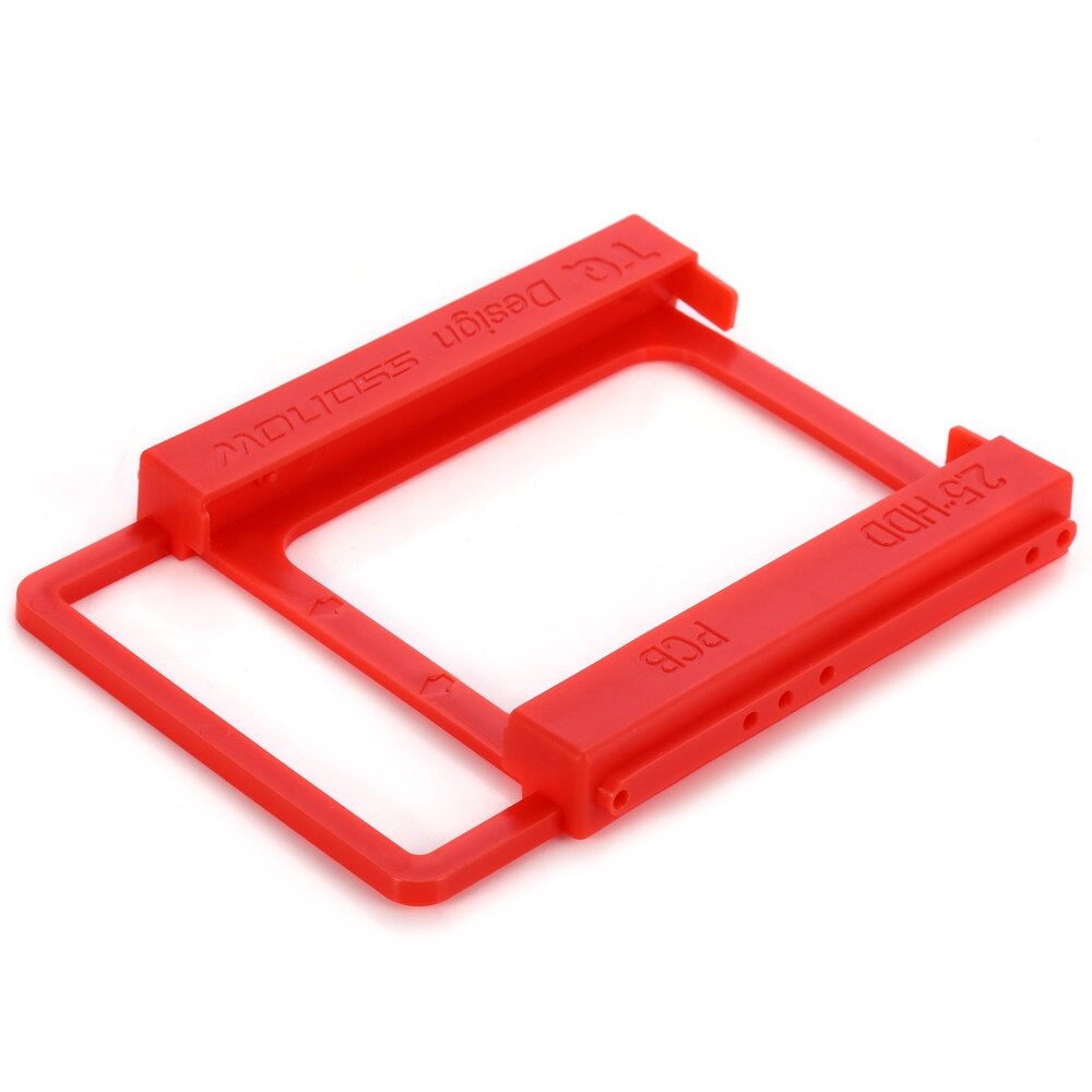 Ssd Montagebeugel 2.5 3.5 Inch Tot Hdd Milieu Plastics Harde Schijf Interne Houder Rood Adapter Voor Desktop Computer