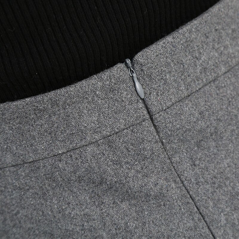 Lange rok van corduroy - Bruin - Dame - 20.00