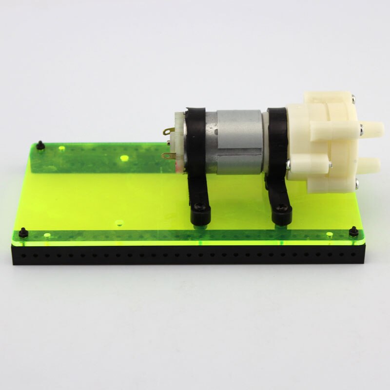 385 water pump base (green transparent) fixed water pump shelf water pump mount bracket water cooled plastic frame