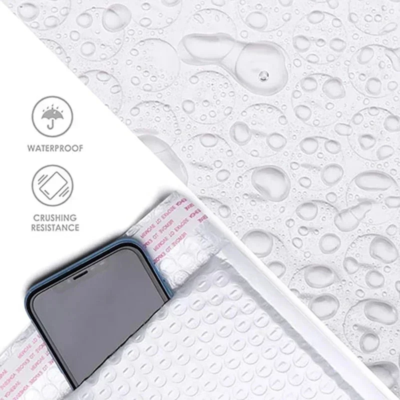 White Foam Envelope Bags Self Seal Mailers Padded Envelopes With Bubble Mailing Bag Packages Bag