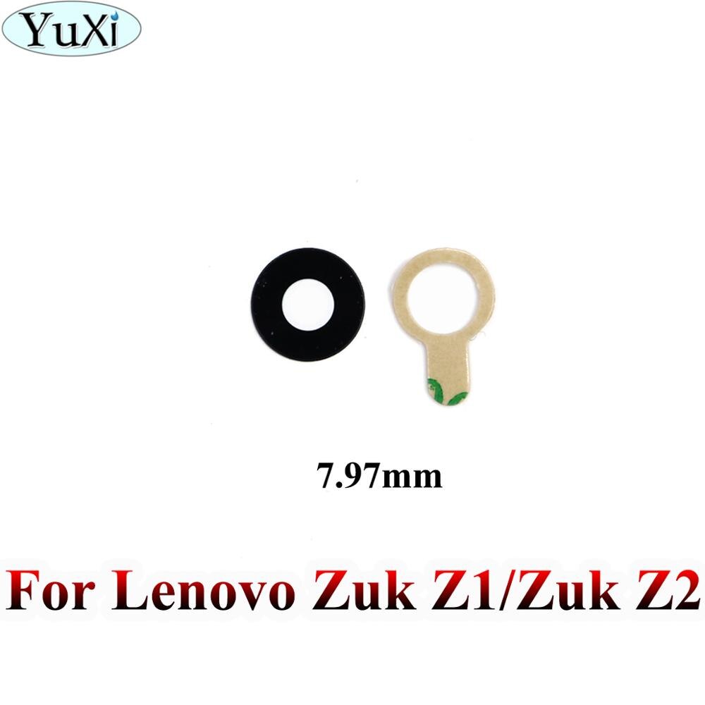 YuXi Voor Lenovo K8 Note/K6 Note/K6/K5 note/Zuk Z1/Zuk Z2 Reparaties terug Achteruitrijcamera Glas Len Cover Met Lijm Lijm
