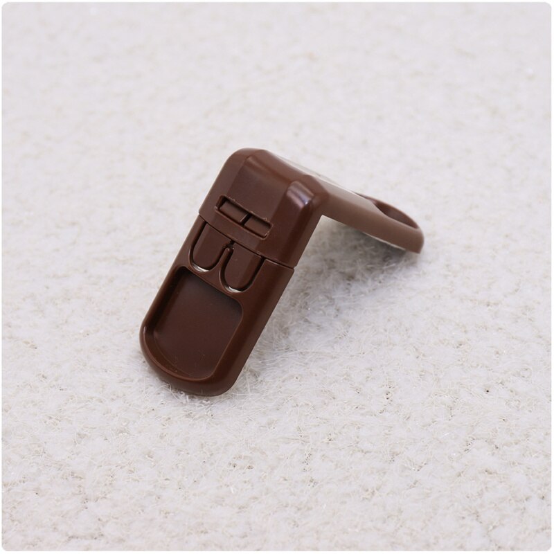 2 Stks/set Plastic Baby Veiligheid Lock Huishoudelijke Veilige Bescherming Van Kinderen In Kasten Dozen Lock Lade Deur Beveiliging Product: Coffee