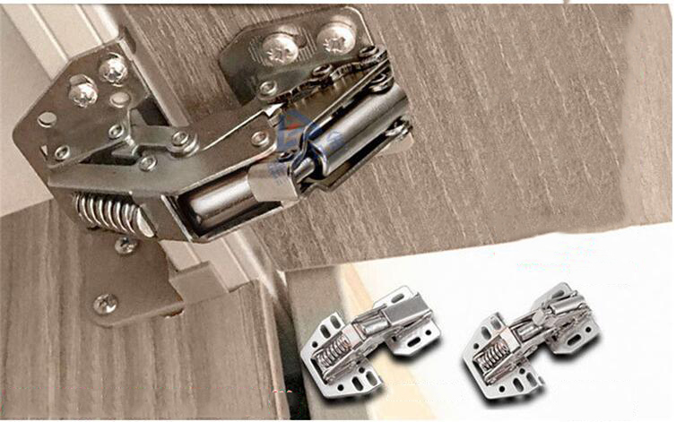 Bisagra de acero inoxidable para coche, 2 uds., con solapa oscilante, para caravana, autocaravana, armario, puerta, estancia, caravana, bisagras para gabinete