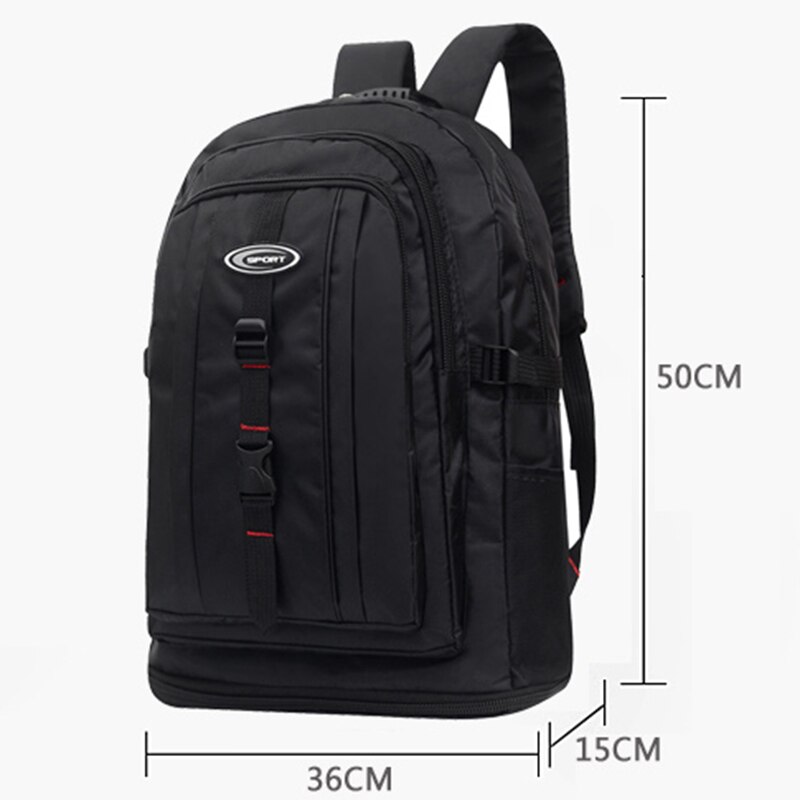 Mannelijke Waterdichte Nylon Rugzak Bottom Zip Pocket Anti-Diefstal Rugzak Grote Capaciteit Reizen Laptop Knapzak Rugzak Mannen Mochila