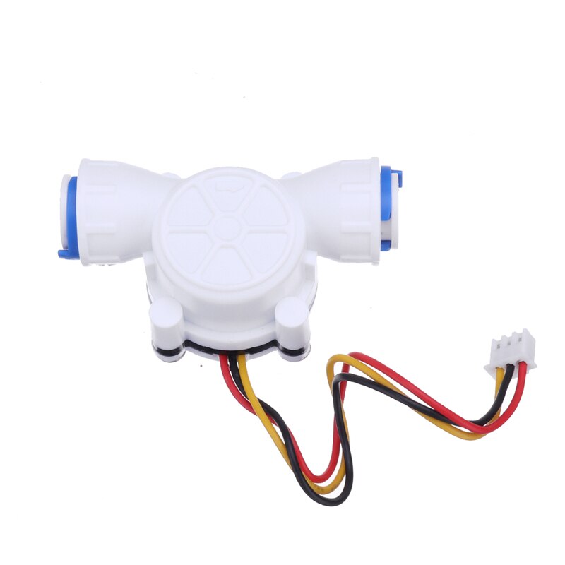 0.3-10 L/min 3/8"Quick Fit Plastic TurbineHall Meter Water Flow Sensor Flow Rate Control for Water Liquid OD10/9 MM Connect Pie