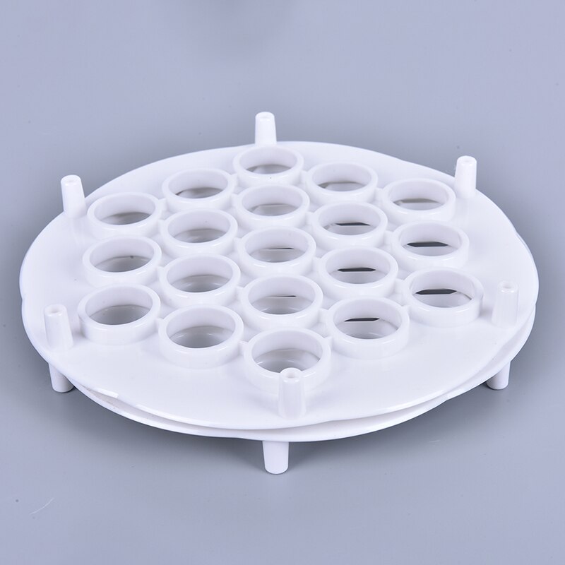 Køkkenbagværk værktøj 21x 2cm dumpling form gør det selv ravioli dumpling maker køkken dej pressemaskine 19 huller
