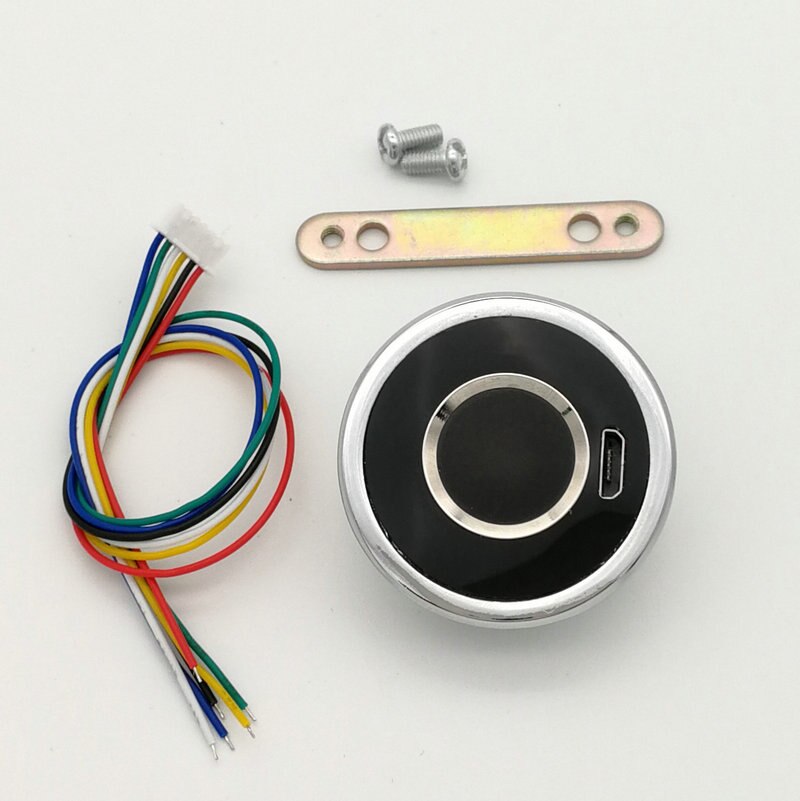 Round Capacitive Fingerprint Module Scanner