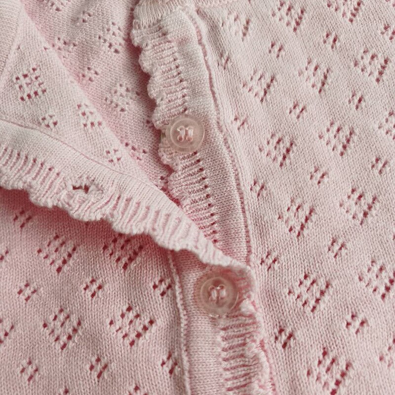 Bianco Della Ragazza Cardigan Bambini di Autunno della Molla Cotone A Maniche Lunghe Maglione Della Ragazza Per 2 3 4 6 8 10 Anni 2016 delle ragazze del Cappotto AKC165016