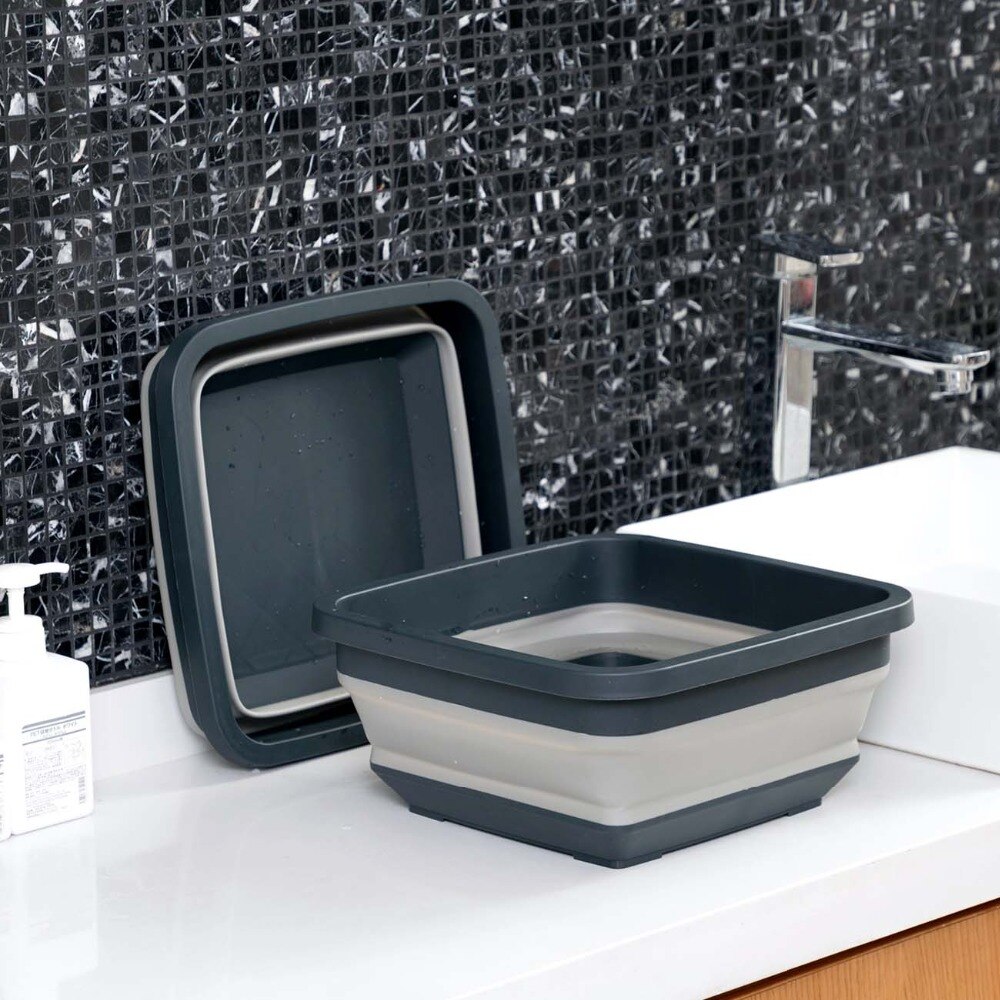 Lavabo pliant rétractable, pied en mousse, Portable, épaissi, pour la cuisine, pour les voyages, pour l&#39;extérieur