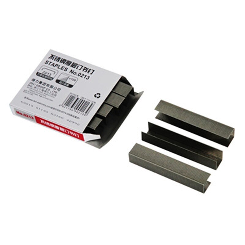 Dl 0213 rostfritt stål tjockt lager häftklammer rostfritt stål spikstift 23 13 1000 box kan beställas 100 sidor