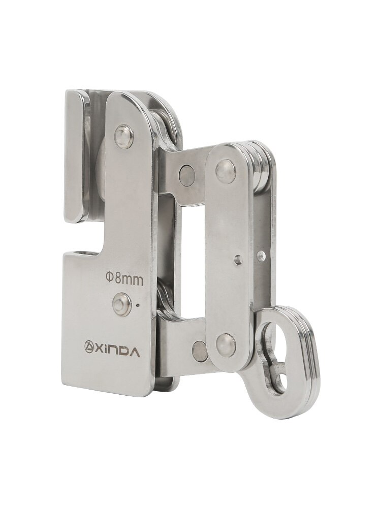 Xinda 8mm 10mm Steel Cable Fall Arrester Work At Height Rope Grab For Steel Cable Wind Power Protection Equipment