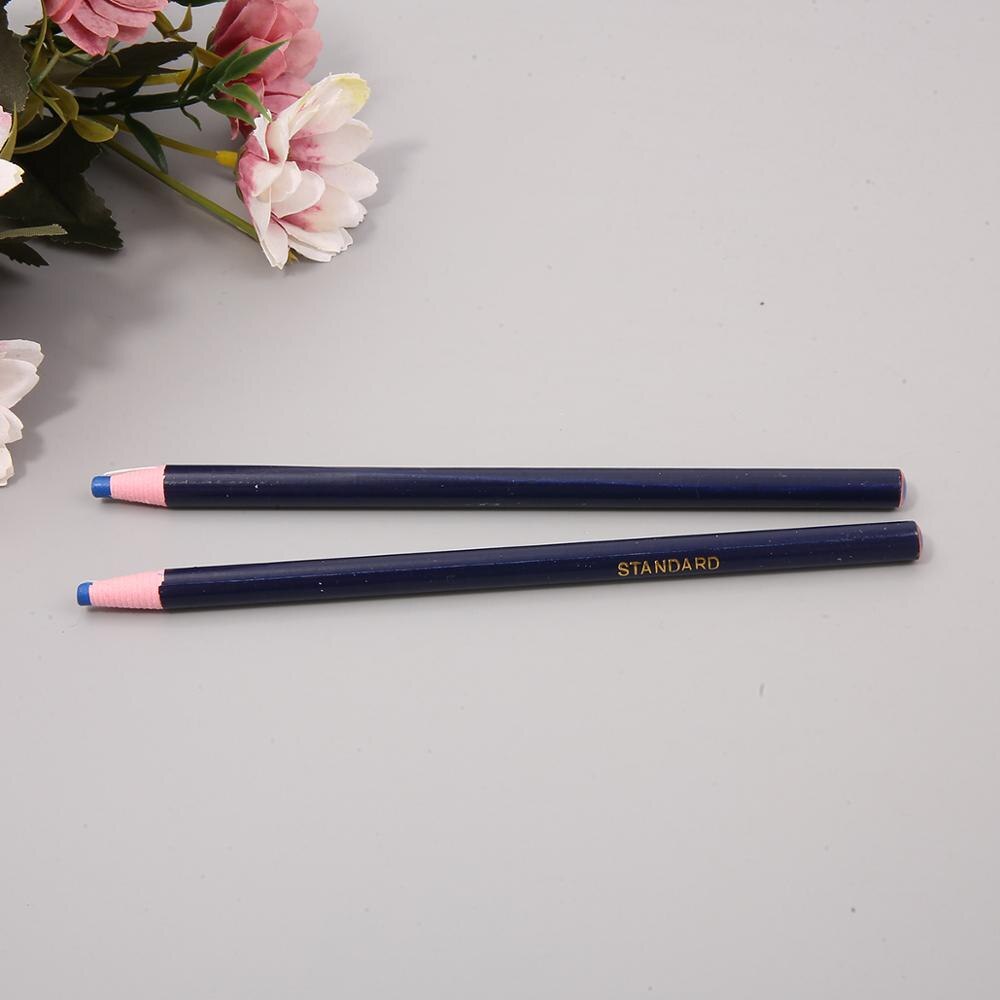 5Pcs Cut-free Sewing Tailor's Chalk Pencils Fabric Marker Sewing Chalk Garment Pencil for Tailor Sewing Accessories: Blue