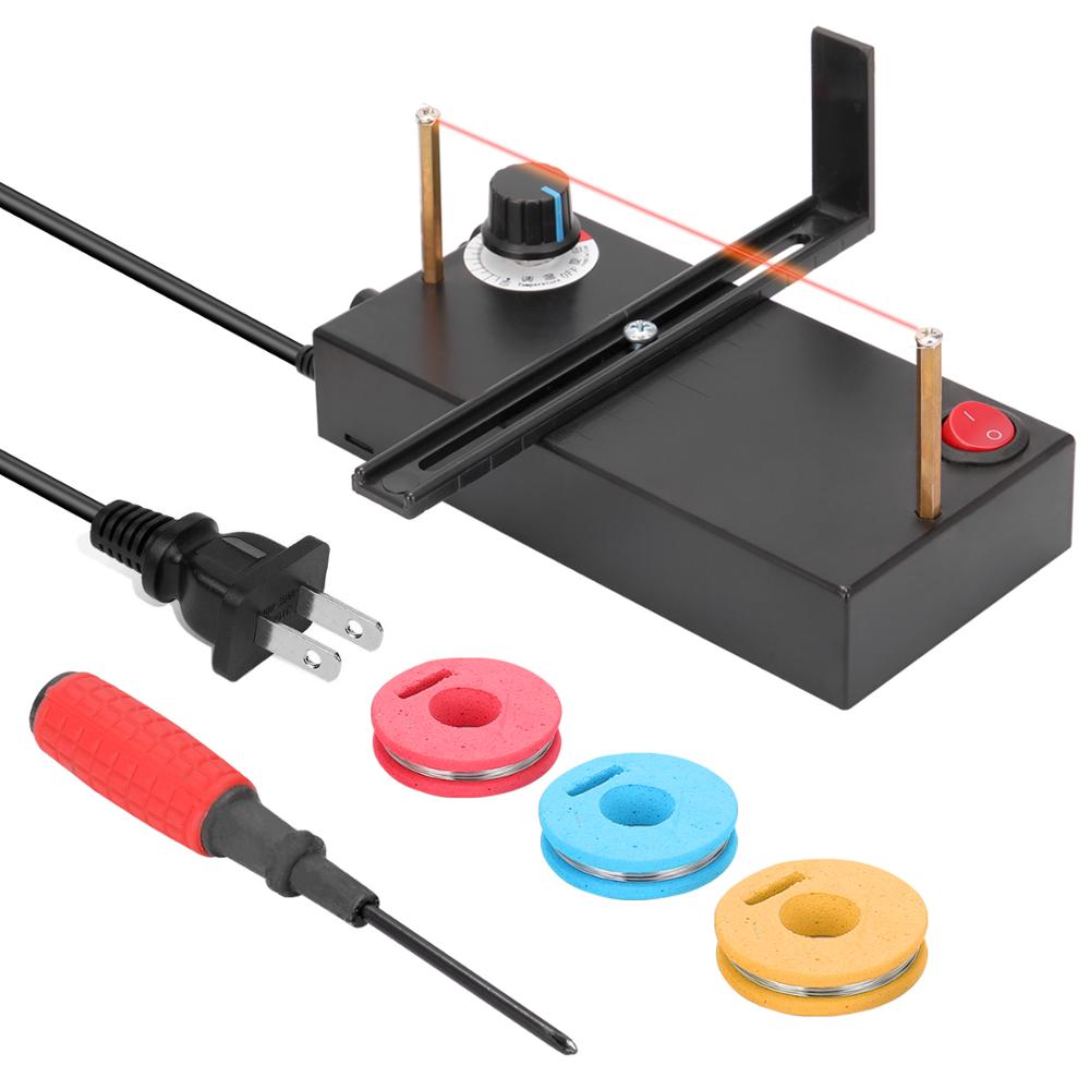 Máquina cortadora de cinta para uso doméstico, herramienta Manual para cortar cintas, bricolaje, cortador térmico: US plug