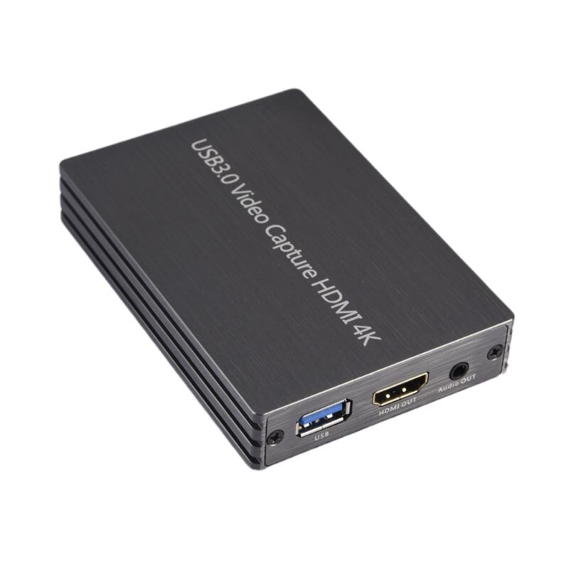USB3.0 4K High Definition Video Capture Card Usb Video Capture: Black