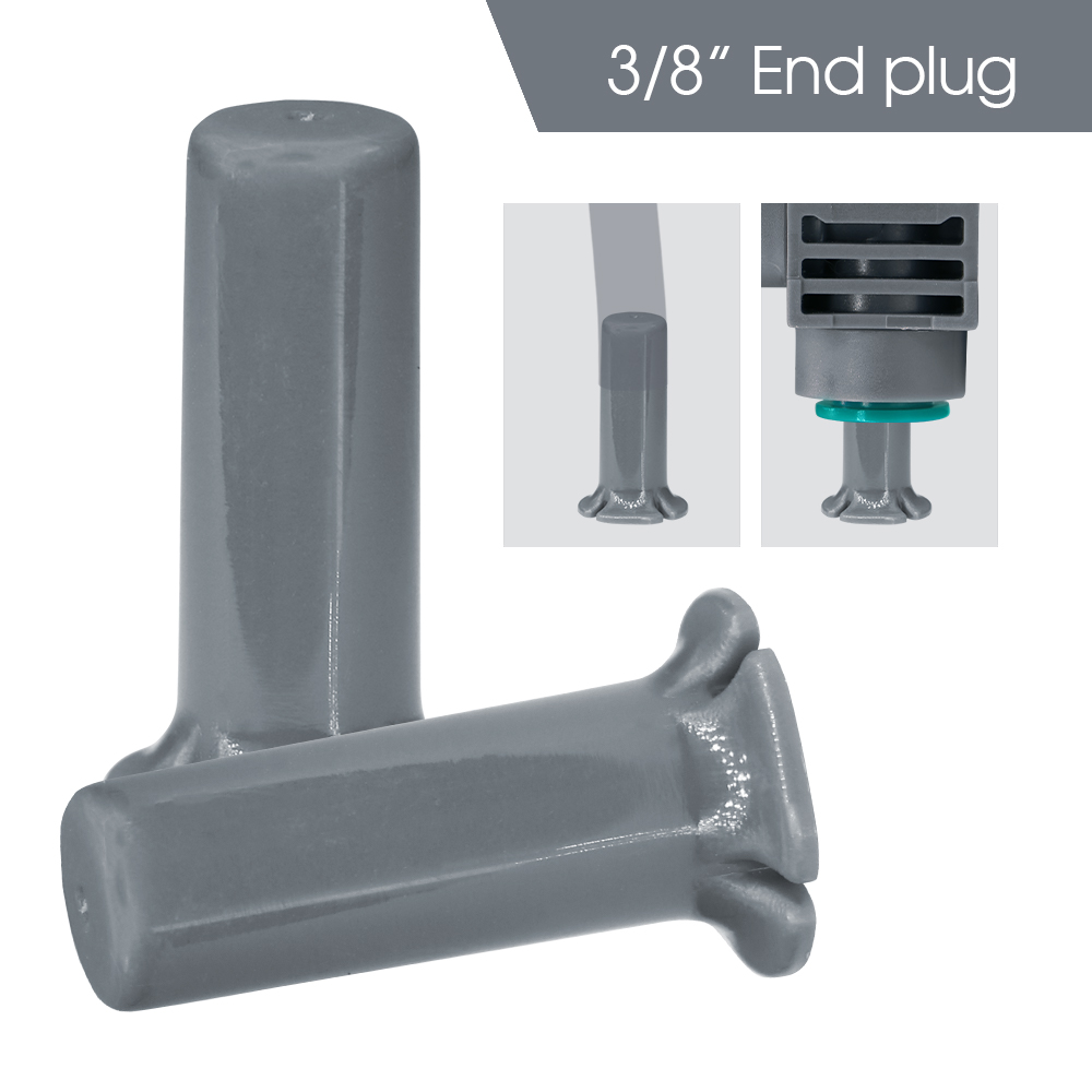 Raccord rapide de tube d'arrosage OD-12MM facile à installer 3/8 "joint de tuyau pour la maison jardin tuyau d'irrigation coude en T raccords égaux