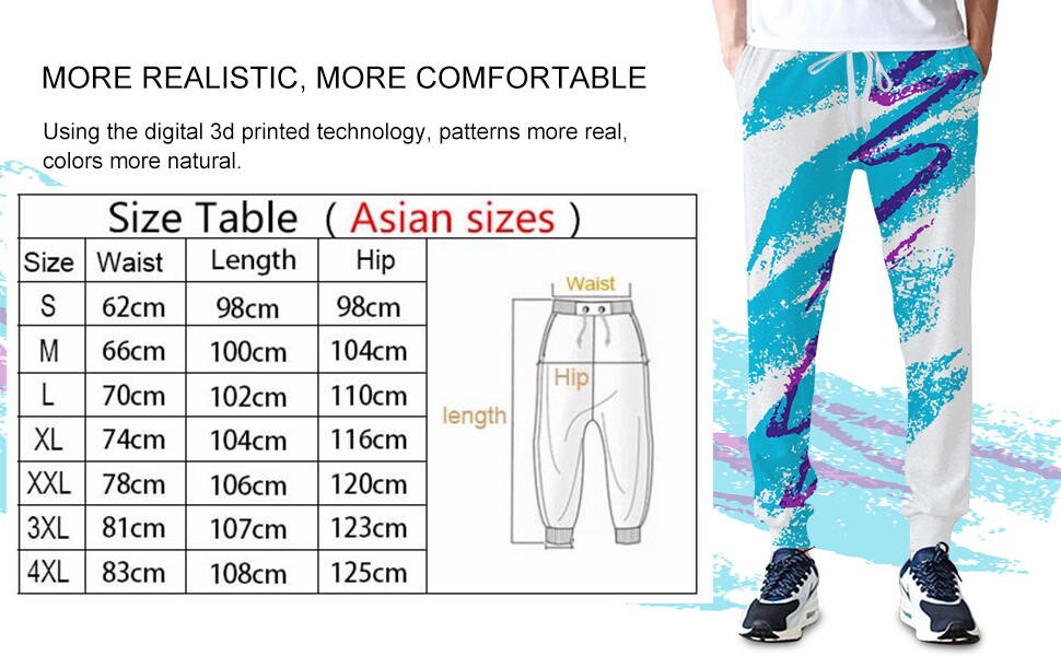 Baggy broek heren dames kleurrijke verf 3d print joggingbroeken broeken unisex outdoor straat casual hiphop punk rock fitness joggingbroek