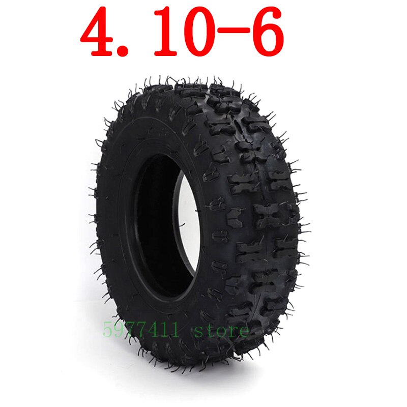 Taille 13x5.00-6 4.10-6 pneu pouce pneu Tubeless, adapté pour ATV quatre roues véhicule Gokart Scooter Minicar tondeuse à gazon chasse-neige: 4.10-6 tubeless