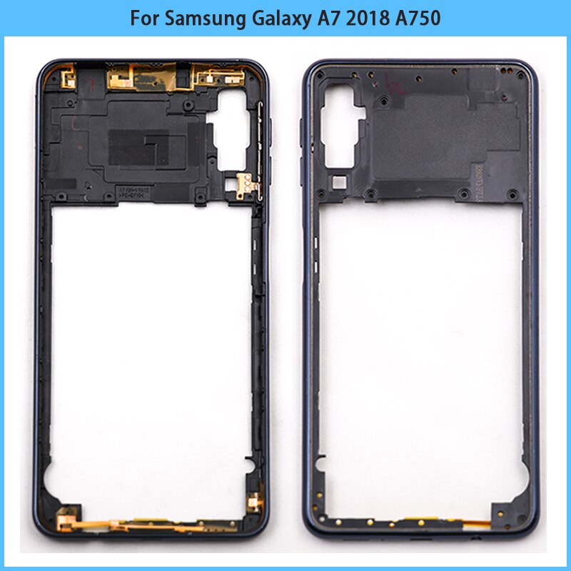 A750 Midden Frame Voor Samsung Galaxy A7 A750F SM-A750 Mid Frame Panel Achter Plastic Behuizing Case Panel Vervanging onderdelen