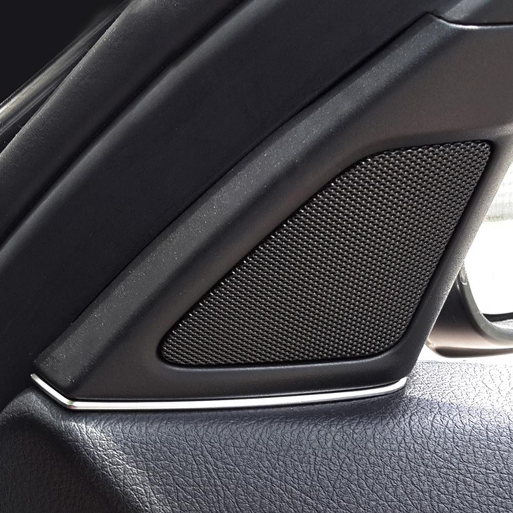 2 Stuks Voordeur Speaker Cover Kloof Decor Trim Abs Interieur Mouldings Voor Bmw 5 Serie F10 auto Interieur Accessoires