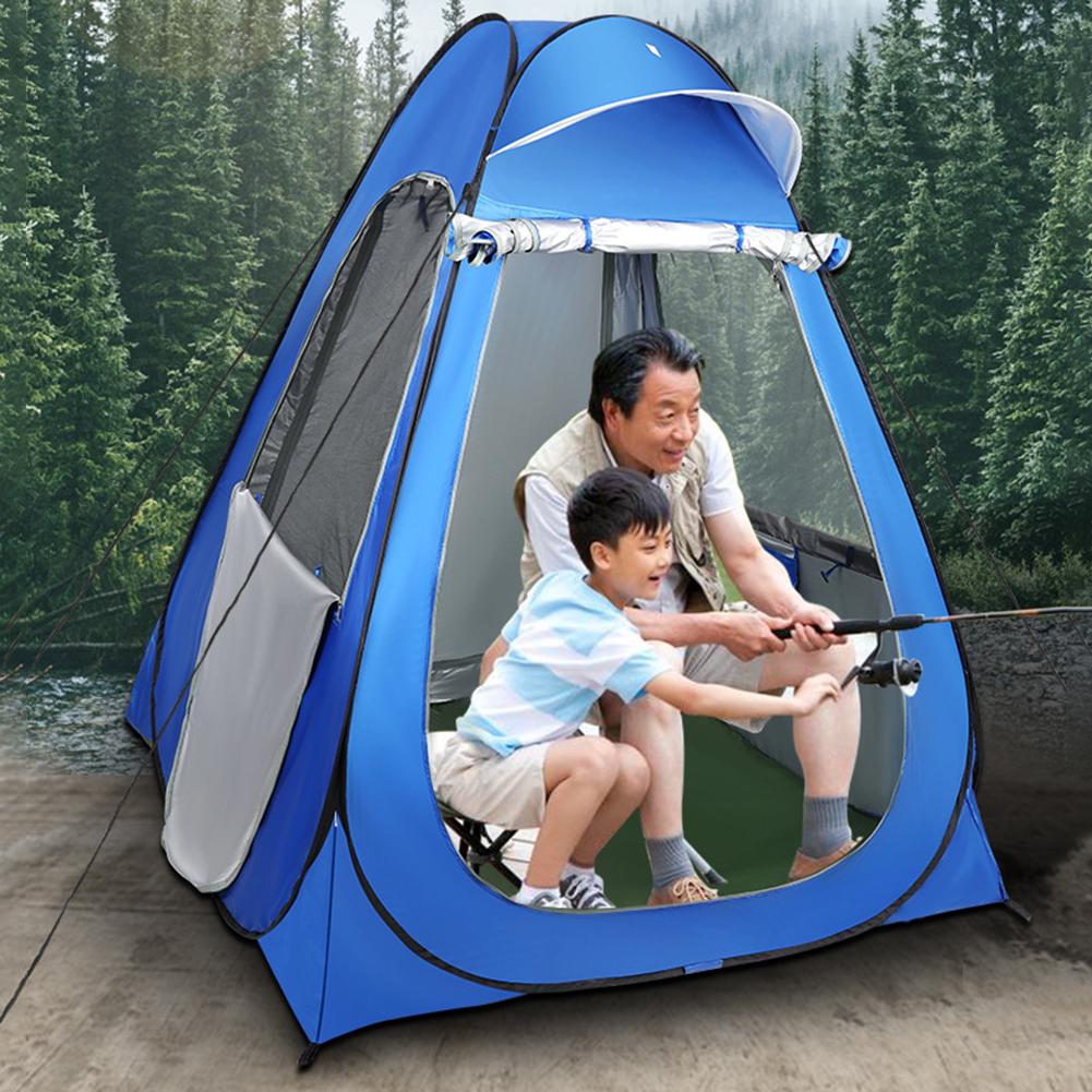 Outdoor Changing Bathing Tent Privacy Tent Portable Fishing Tent Waterproof Foldable Camp Toilet Mosquito Tent