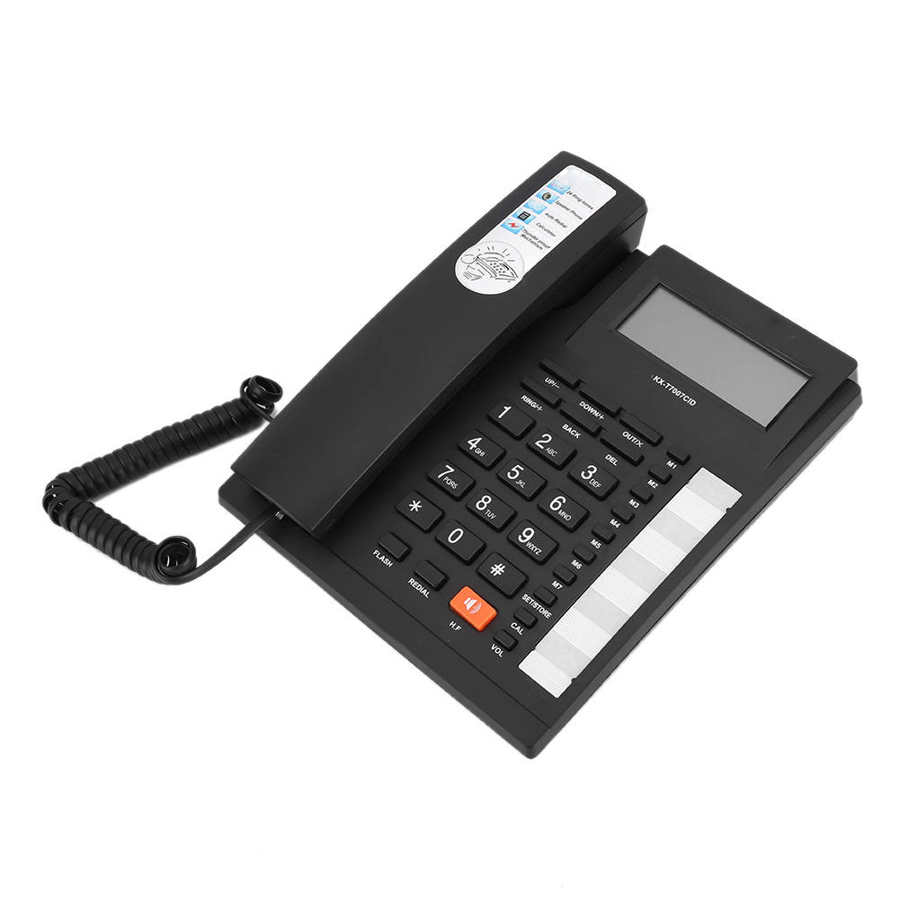 Kx -t7007 vaste telefoon thuiskantoor hotel desktop telefoon dubbele interface nummerherkenning vaste lijn