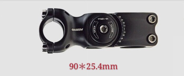 Powiększenie wspornik rowerowy pion 25.4mm H1411C zwiększ wysokość regulowana kierownica roweru górskiego pion 25.4mm przechodzić-kraj rower część: 90-25.4mm