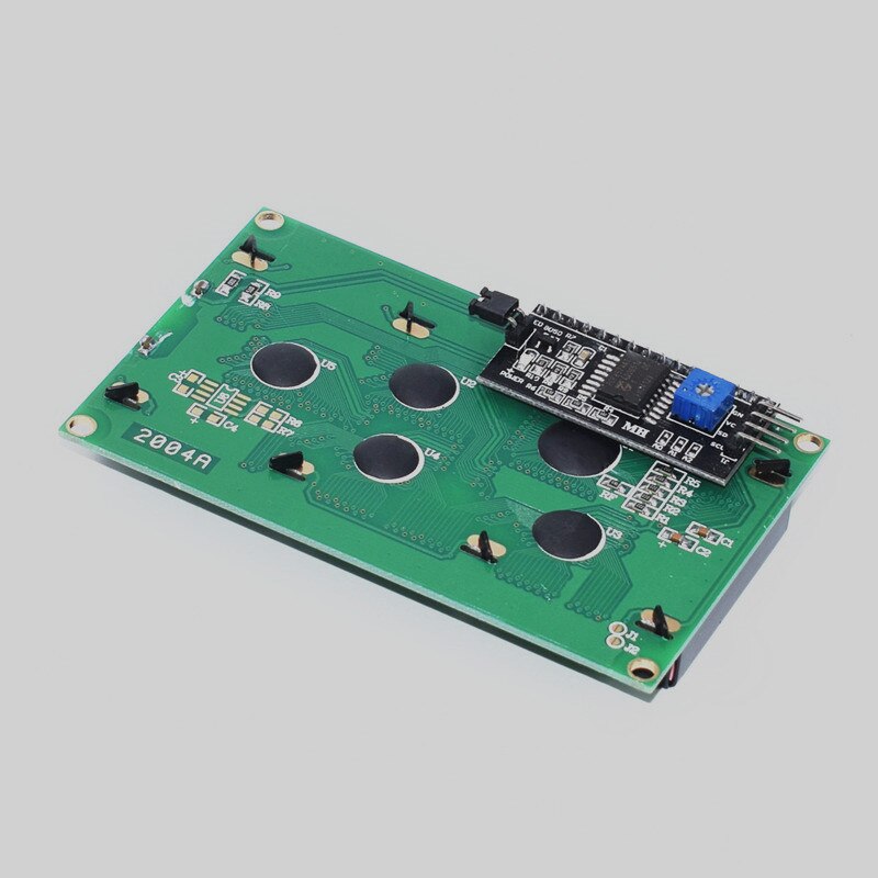 Novo Amarelo Verde/Azul I2C IIC TWI 2004 Serial LCD Display Module Para Arduino 20x4