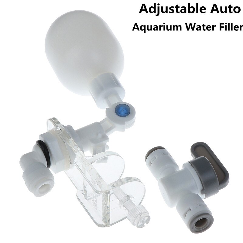 Aquarium Water Filler Adjustable Float Valve Mounting Auto Water Filler Controller Auto-top-Off System