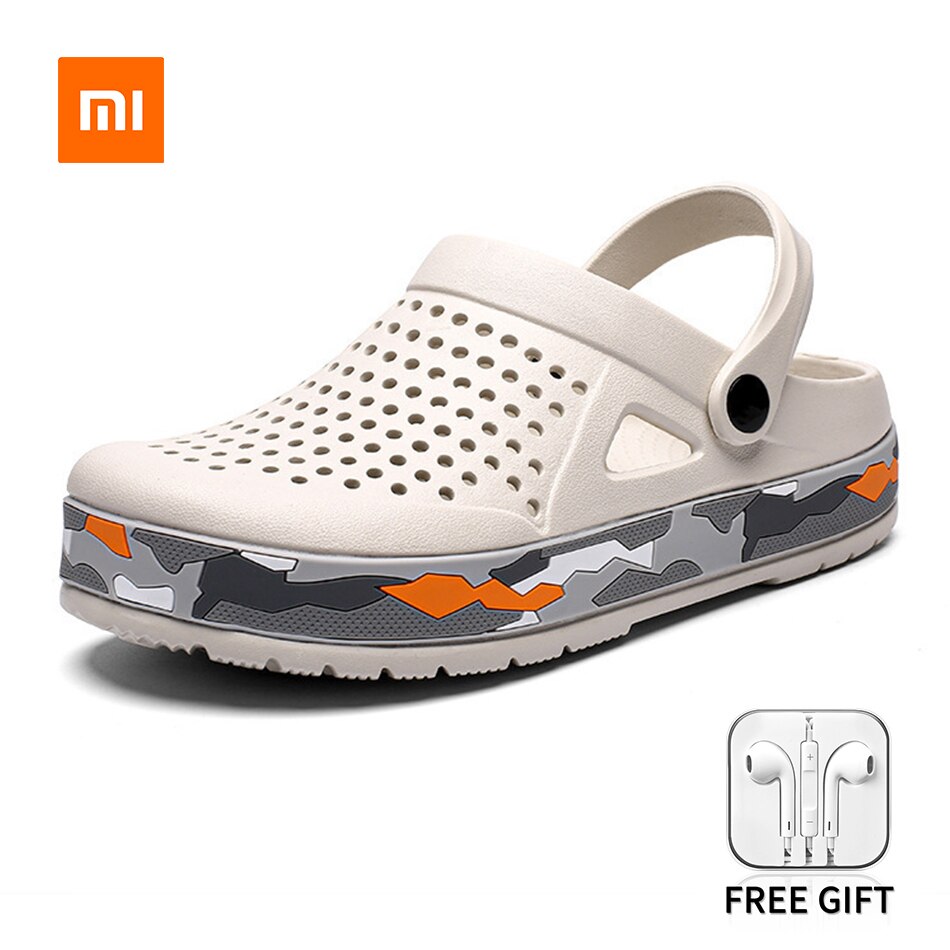 Xiaomi Youpin sandały męskie przypadkowi kapcie mężczyźni letnia moda oddychająca miękka antypoślizgowa platforma wypoczynek obuwie plażowe trampki