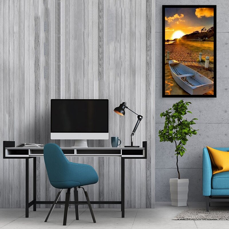 Diamond Painting Kits for Adults DIY 5D Diamond Painting Round Full Drill Embroidery Cross Stitch Beach Diamond