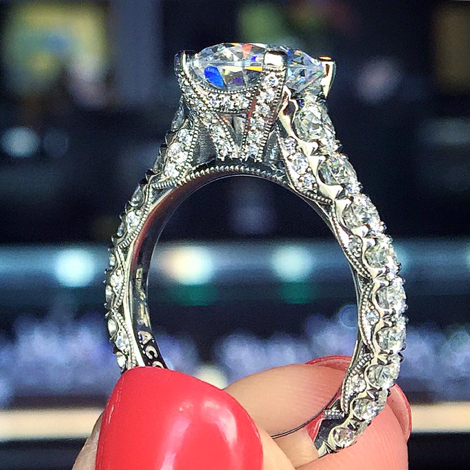 Huitan Neue-Klassisch gestaltet 4 Krallen Zirkonia blendend Ehe Hochzeit Zeremonie Frauen Ring Edlen Schmuck: 9