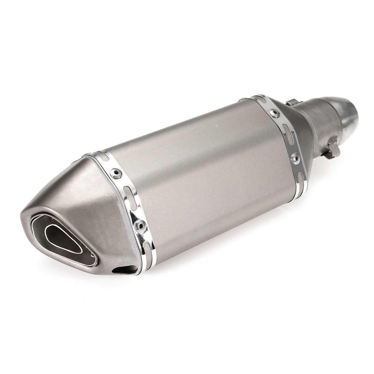 38-51mm motorfiets uitlaatdemper pijp uitlaat tip modificatie motocross staartbuis demper voor scooter atv dirt pit straatmotor