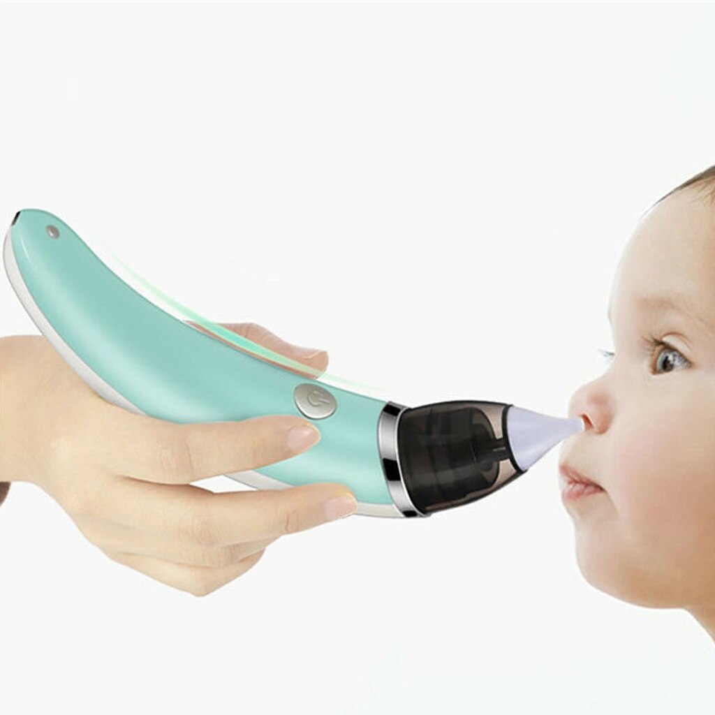 Aspirateur Nasal électrique pour bébé aspirateur nez aspirateur avec 2 embouts en Silicone 5 niveaux d'aspiration réglables pour les nourrissons en bas âge