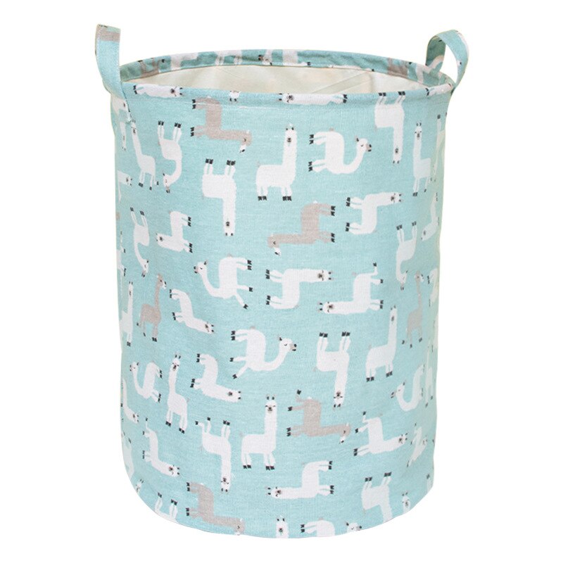 Waterproof Fabric Laundry Hamper Collapsible, Thickened Canvas Dirty Clothes Hampers for Bedroom, Kids Room Storage