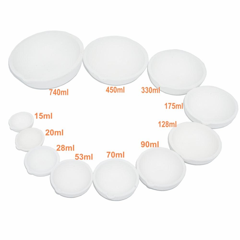 Kvarts digel smelteskål keramisk digel skål støping måke sølv aluminium kobber metaller