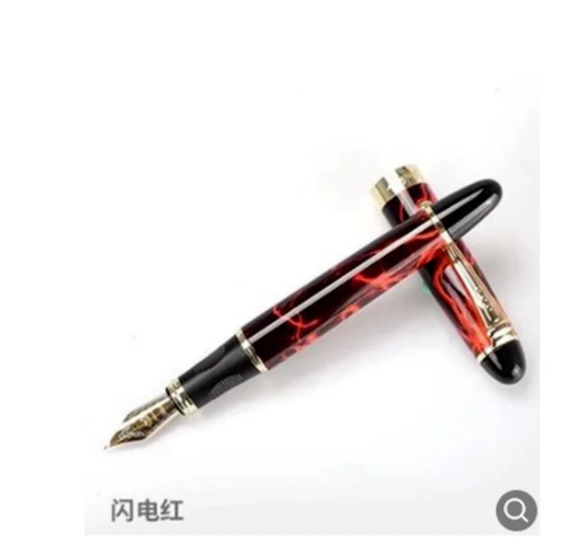 IRAURITA Fountain Pen Jinhao 450 Metal Ink Pens Caneta Tinteiro Pluma Fuente Office Black