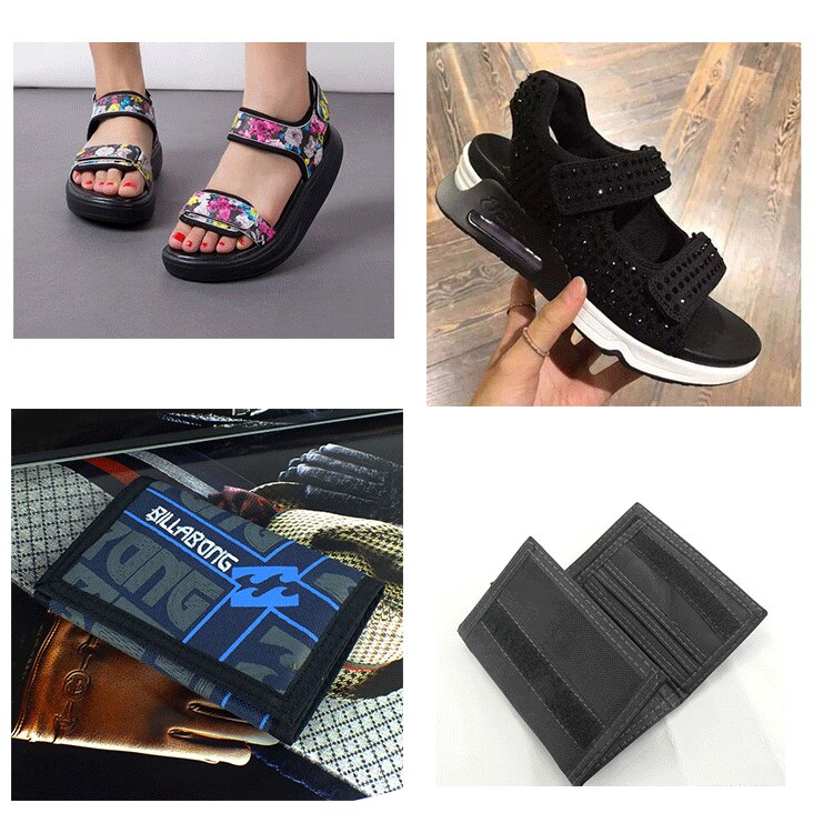 5cm Width Hoop and Loop no adhesive hook loop fastener tape sewing magic tape sticker strap couture clothing shoe