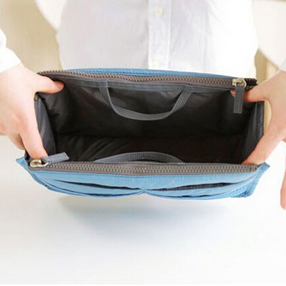 Portable Multi Function Dual Zipper Storage Bag Cosmetic Organizer Holder Outdoor Convenience Bags Sport Storage Bag