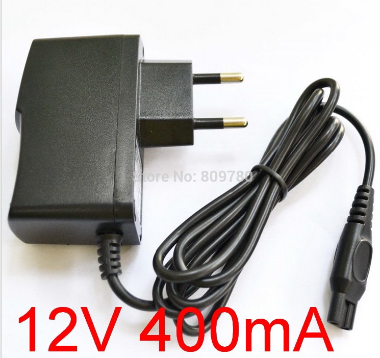 1pcs , IC program 12V 400mA Replacement adapter Power supply EU Wall charger For braun Shaver