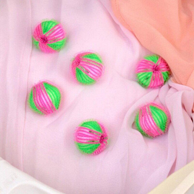 Boule à linge magique 6 pièces/lot | Pour vêtements, soins pour cheveux, nettoyage personnel, Machine à laver