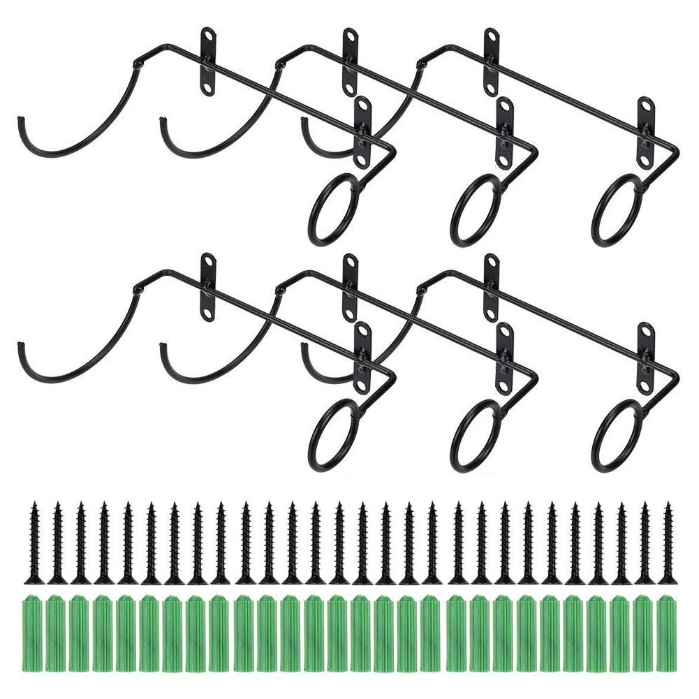 Iron Home Bar Kitchen Wall Mounted Bracket With Screws Bottle Holder Storage Modern Wine Rack Simple Organizer Display Shelf