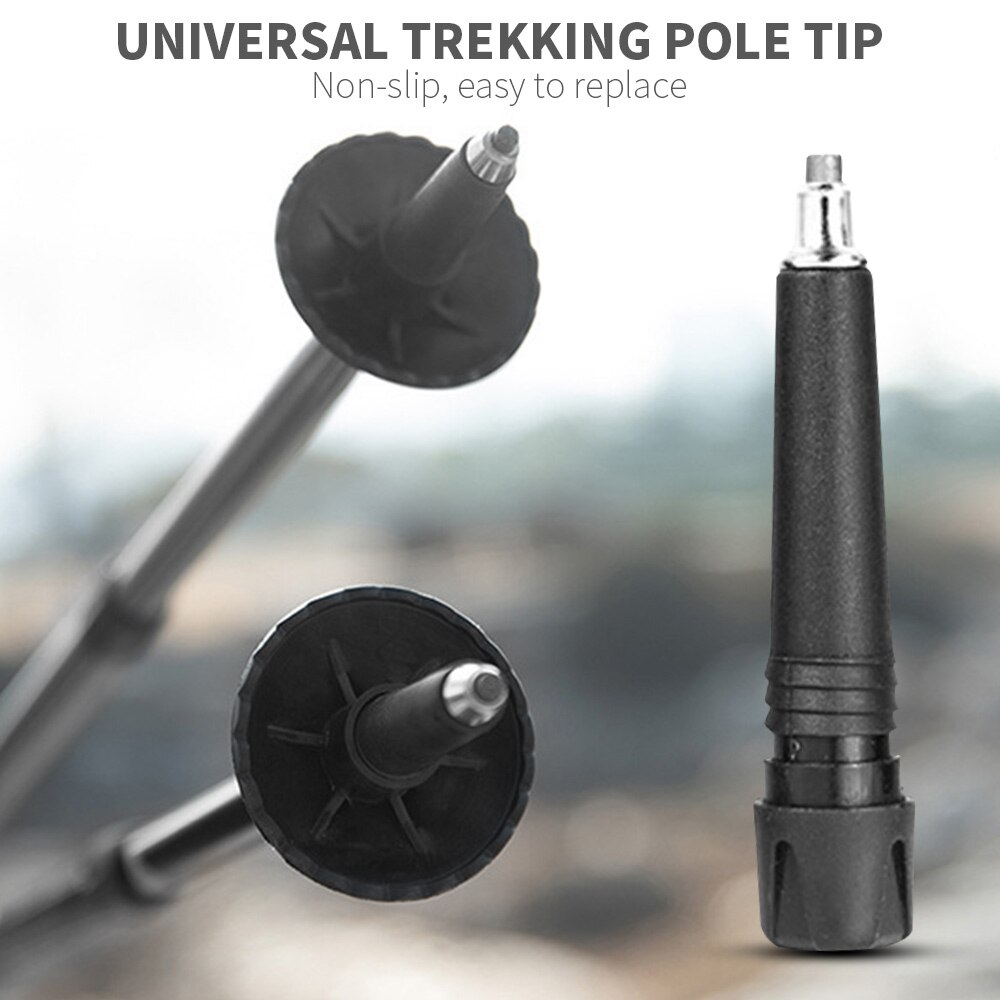 Carbon tungsten steel trekking pole tip Universal trekking pole tip trekking pole accessories outdoor climbing