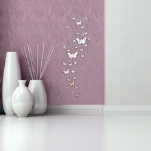 30Pc Vlinder Combinatie 3D Spiegel Muurstickers Home Decoratie Diy Muurstickers Voor Woonkamer Adesivos De Parede